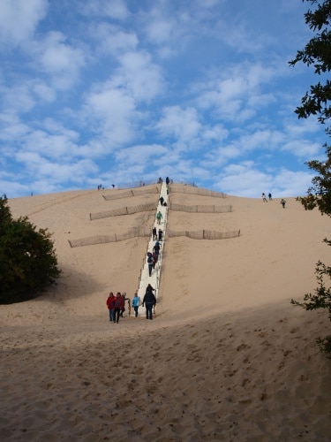 Duna de Pilat escalera